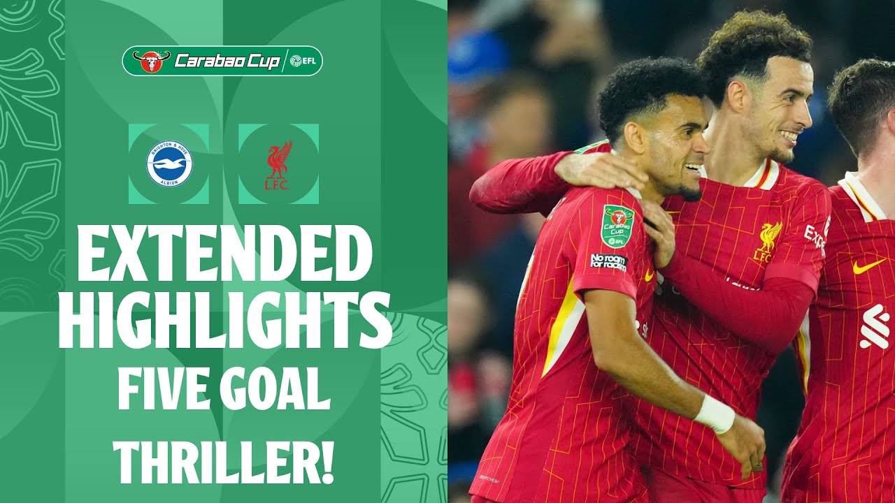 HOLDERS SURVIVE! | Brighton v Liverpool extended highlights